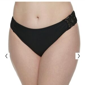 SO Macrame Hipster Bikini Bottom, Junior's Size 3X